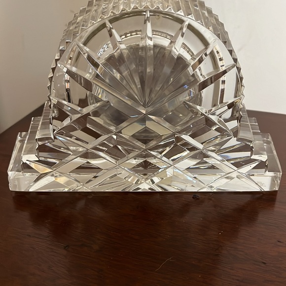 Waterford clock,very heavy glass piece - Picture 2 of 3